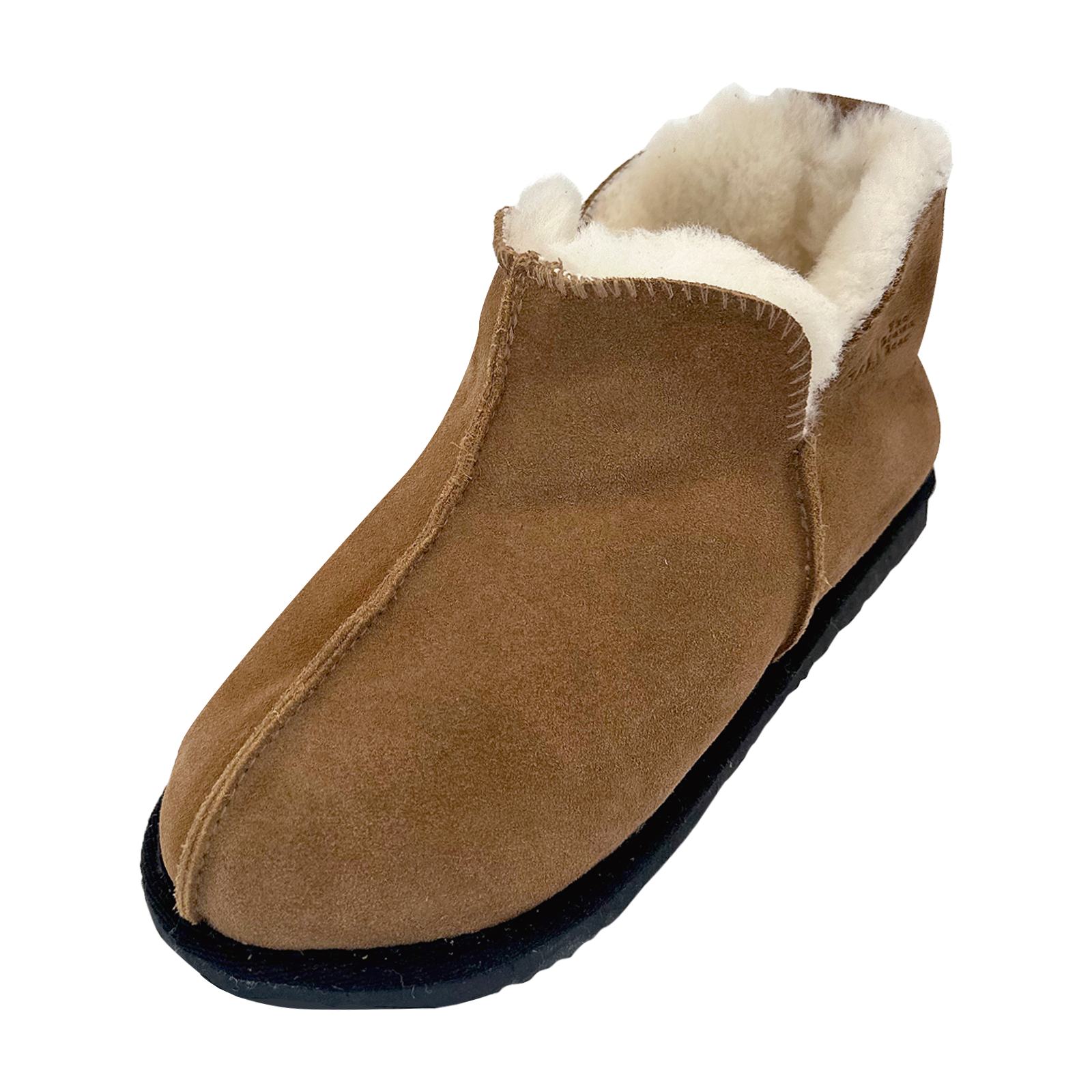 Unisex Hard Sole Ankle High Sheepskin Slippers for Men Women 44