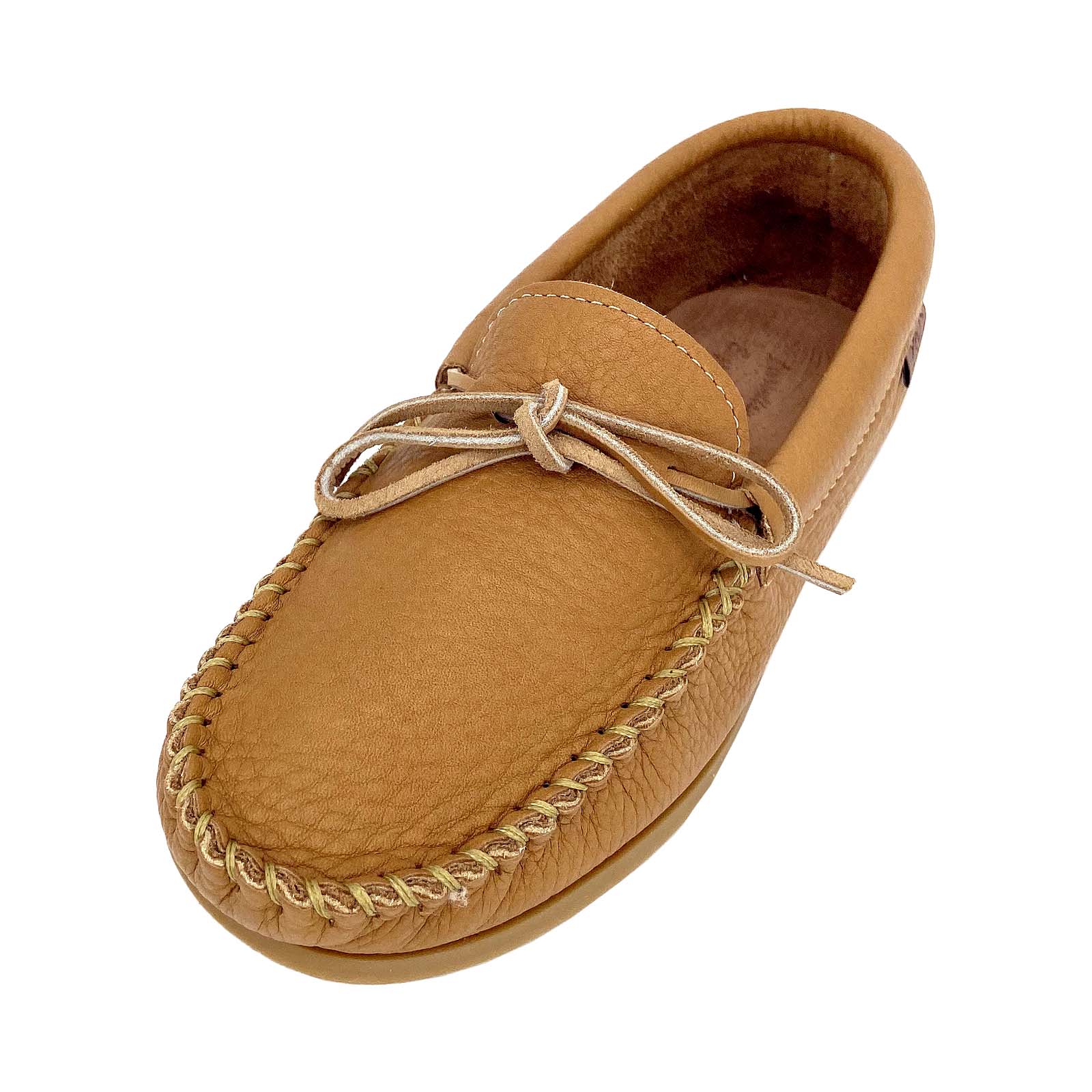 Mens rubber sole moccasins on sale