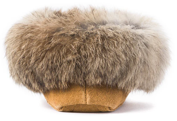 Kid's Rabbit Fur Moccasin Slipper