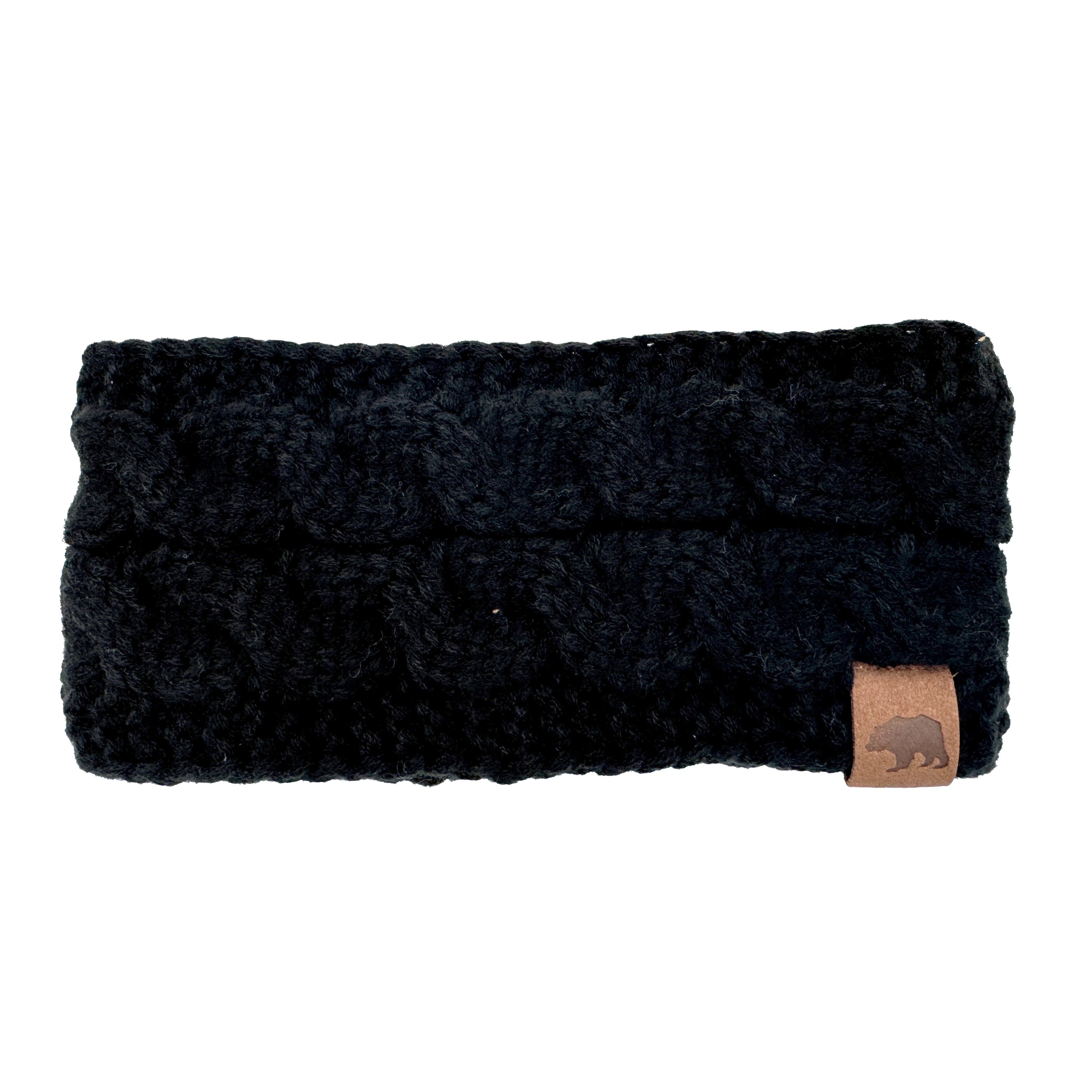 'The Brown Bear' Knit Ear Warmer Headband