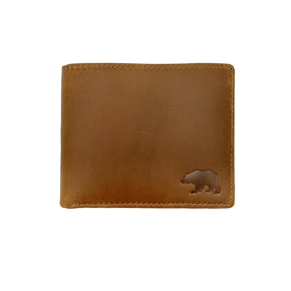 'The Brown Bear' Leather Wallet