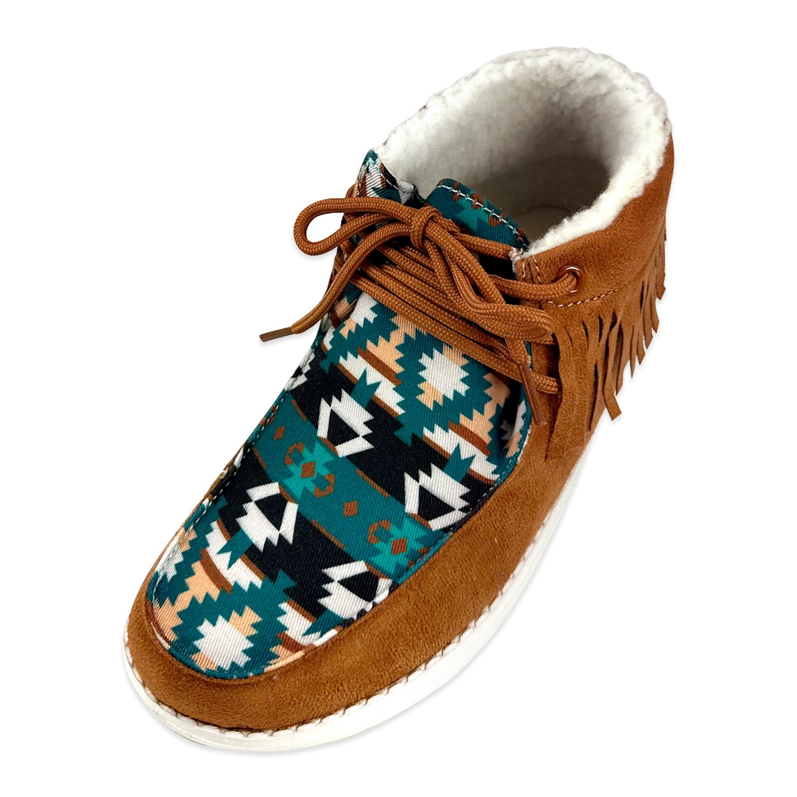 Women's Western Mesquite Fringed Moccasin Boots