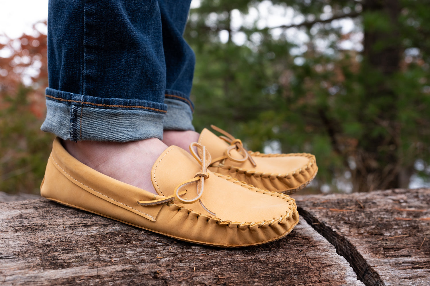 All leather moccasins online