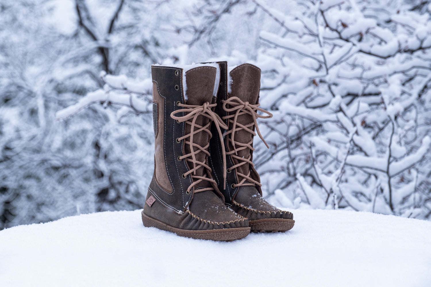 Women's 12" Sheepskin Snowshoe Boots