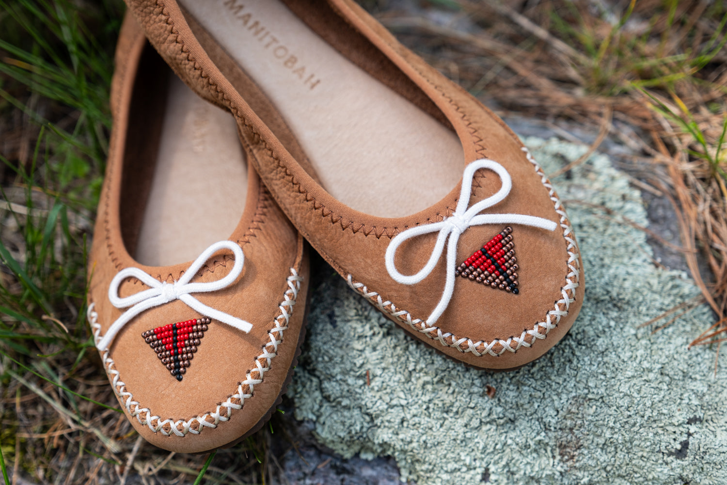 Women's Earthing Butterfly Flats with Copper Rivet