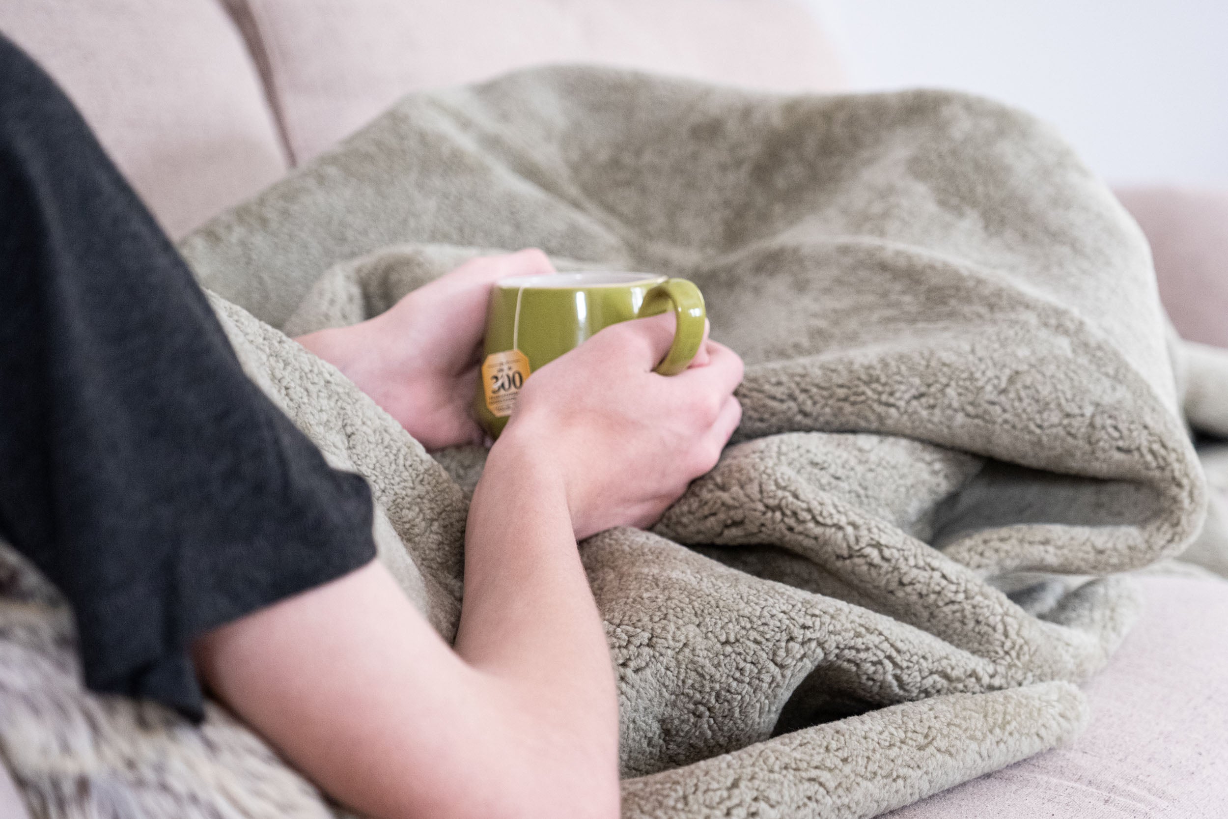 Sheepskin Throw Blanket