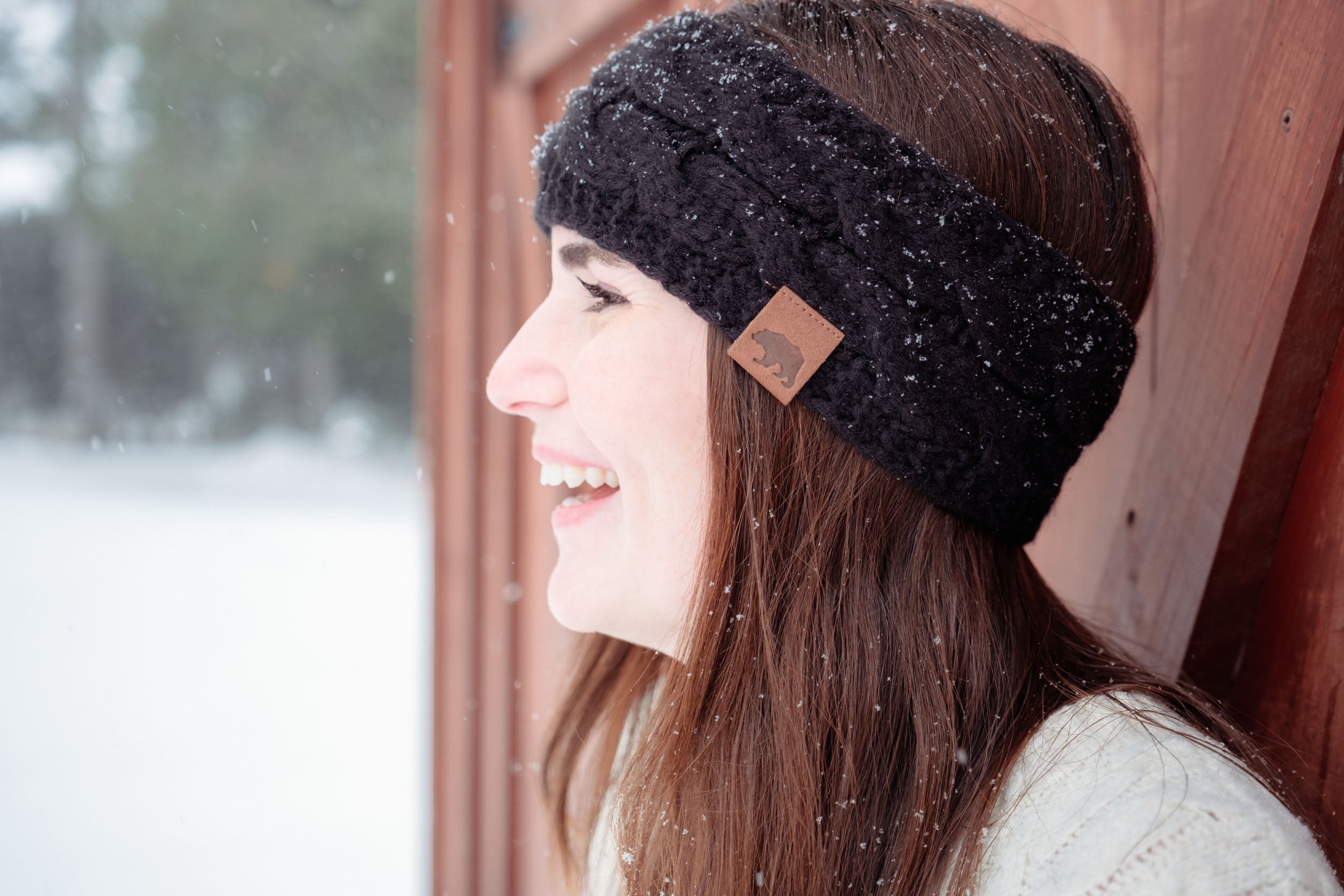 'The Brown Bear' Knit Ear Warmer Headband