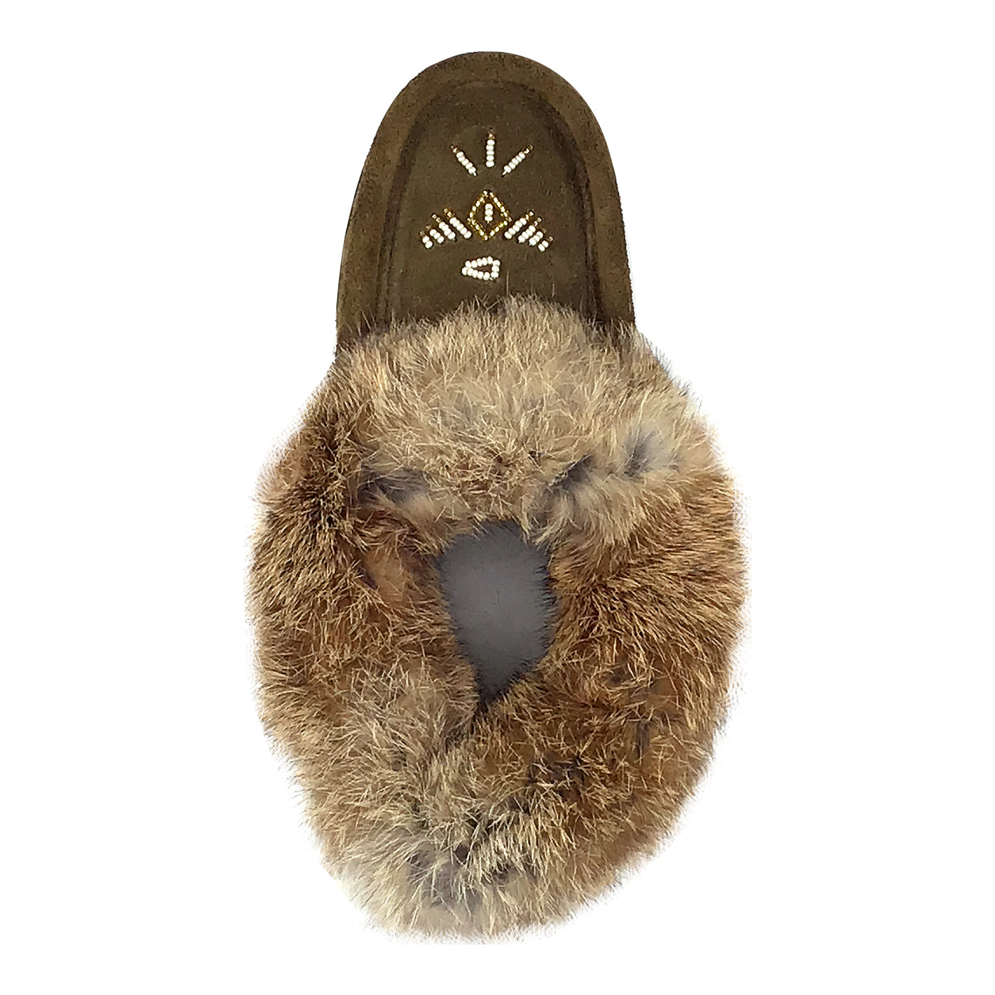 Women's Rabbit Fur Moccasins