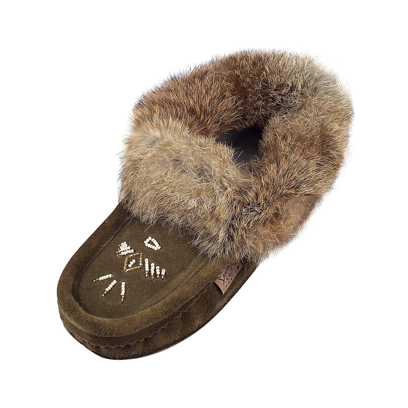 Women's Rabbit Fur Moccasins