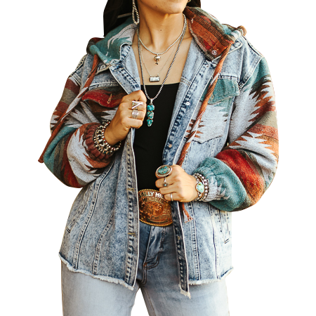 Aztec Button Down Jacket