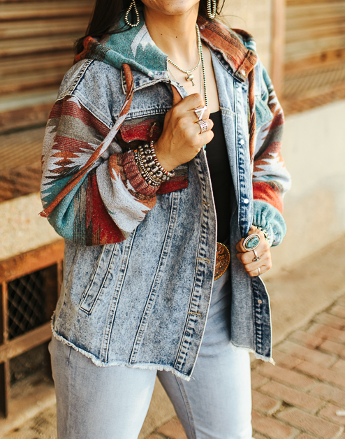 Aztec Button Down Jacket