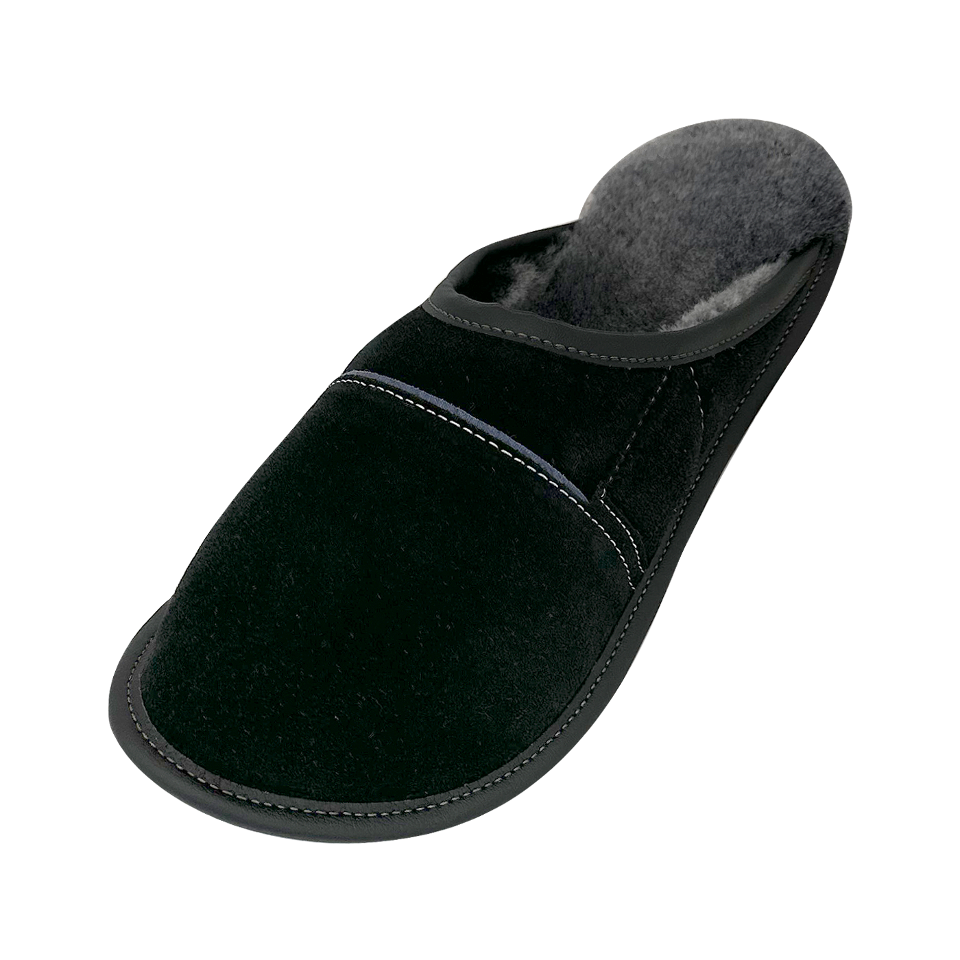 Men's Sheepskin Slip-On Mule Slippers