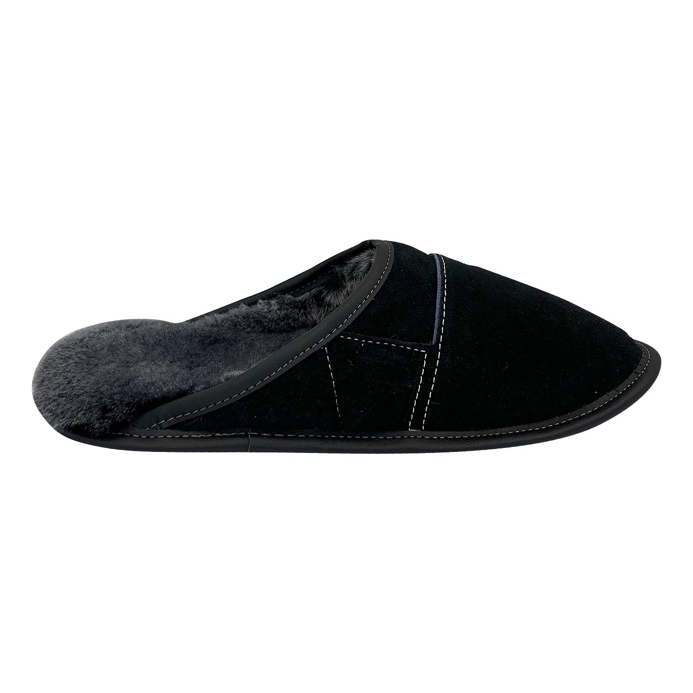 Men's Sheepskin Slip-On Mule Slippers