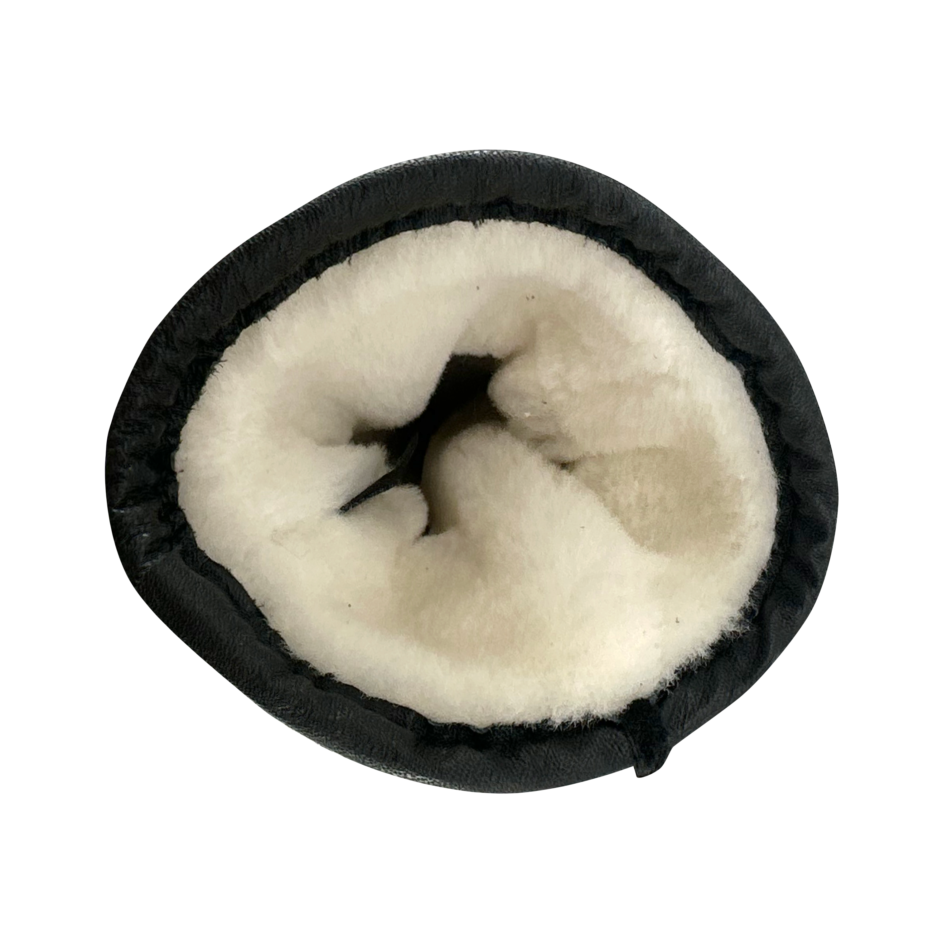 Men's Sheepskin Lined Leather Mittens