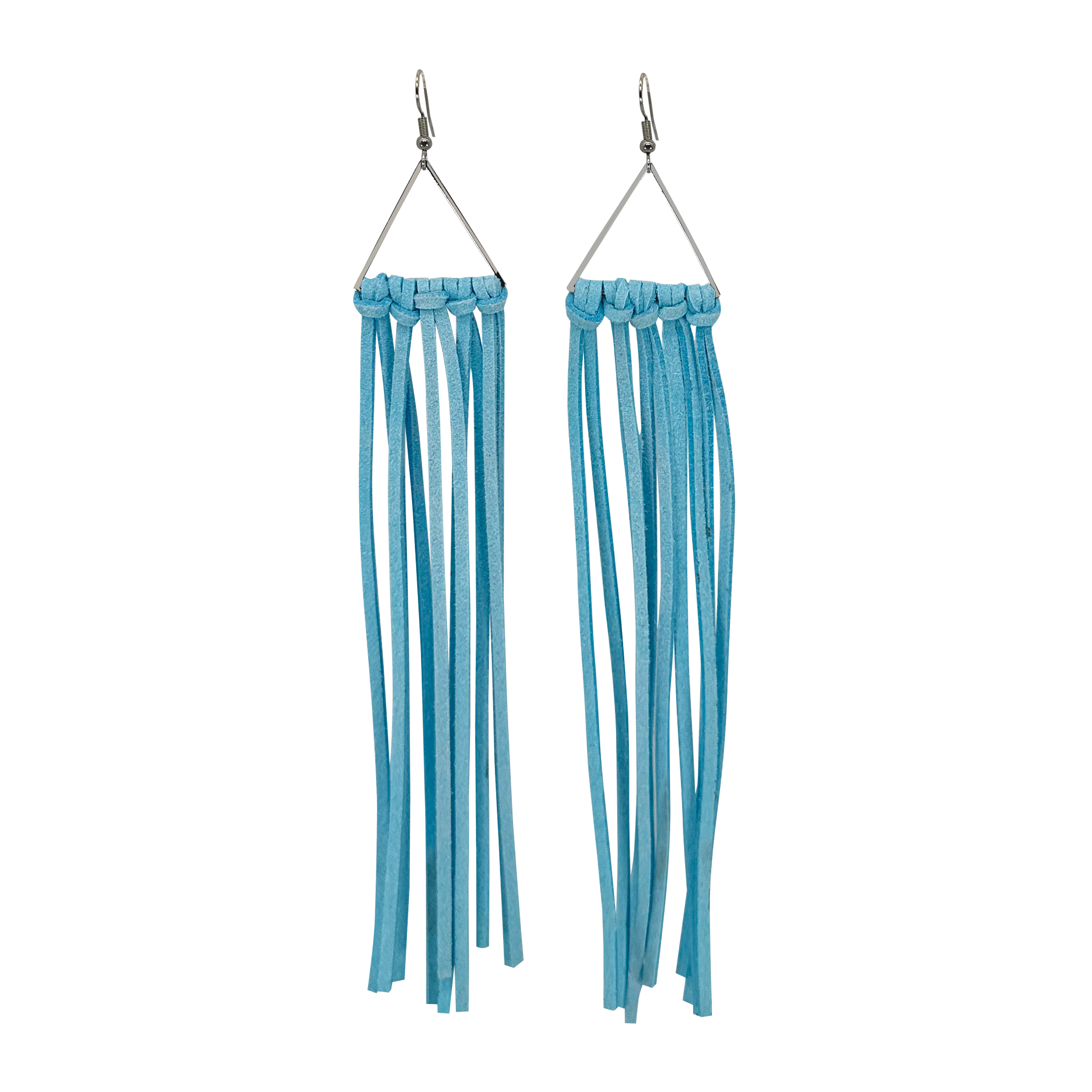 Long Tassels Triangle Dangle Hook Earrings