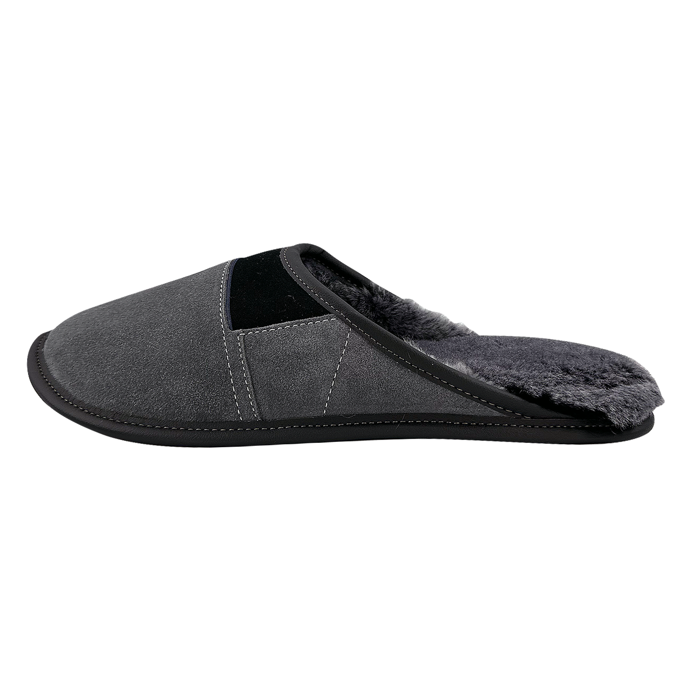 Men's Sheepskin Slip-On Mule Slippers