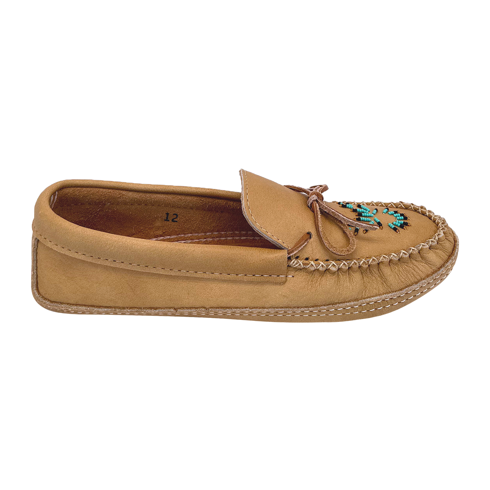 Men s Moose Hide Beaded Moccasins