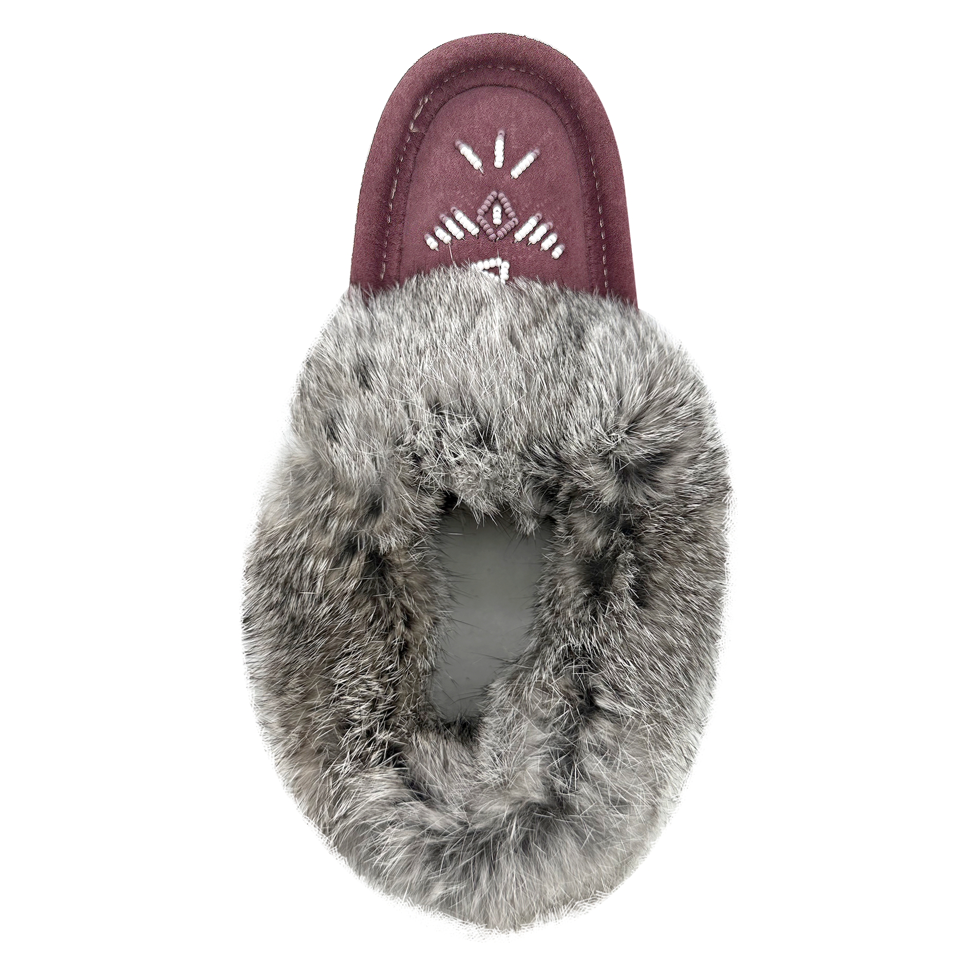 Women's Rabbit Fur Moccasins