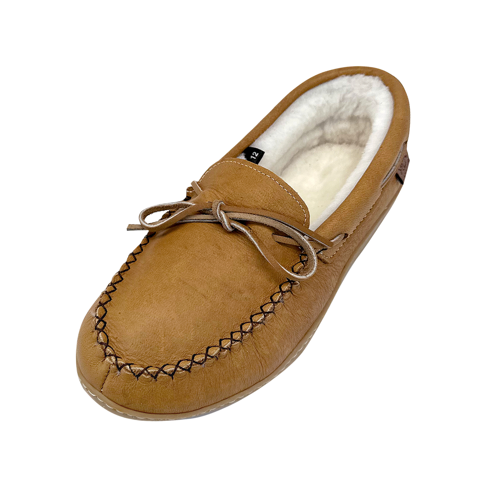 Men's Sheepskin Lined Moccasin Shoes