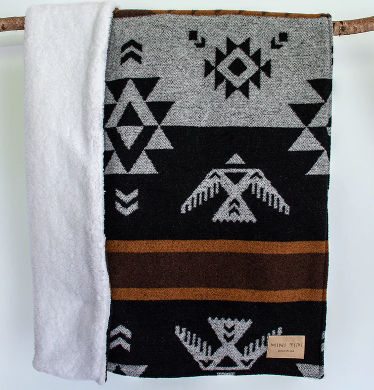 Thunderbird Sherpa Baby Blanket