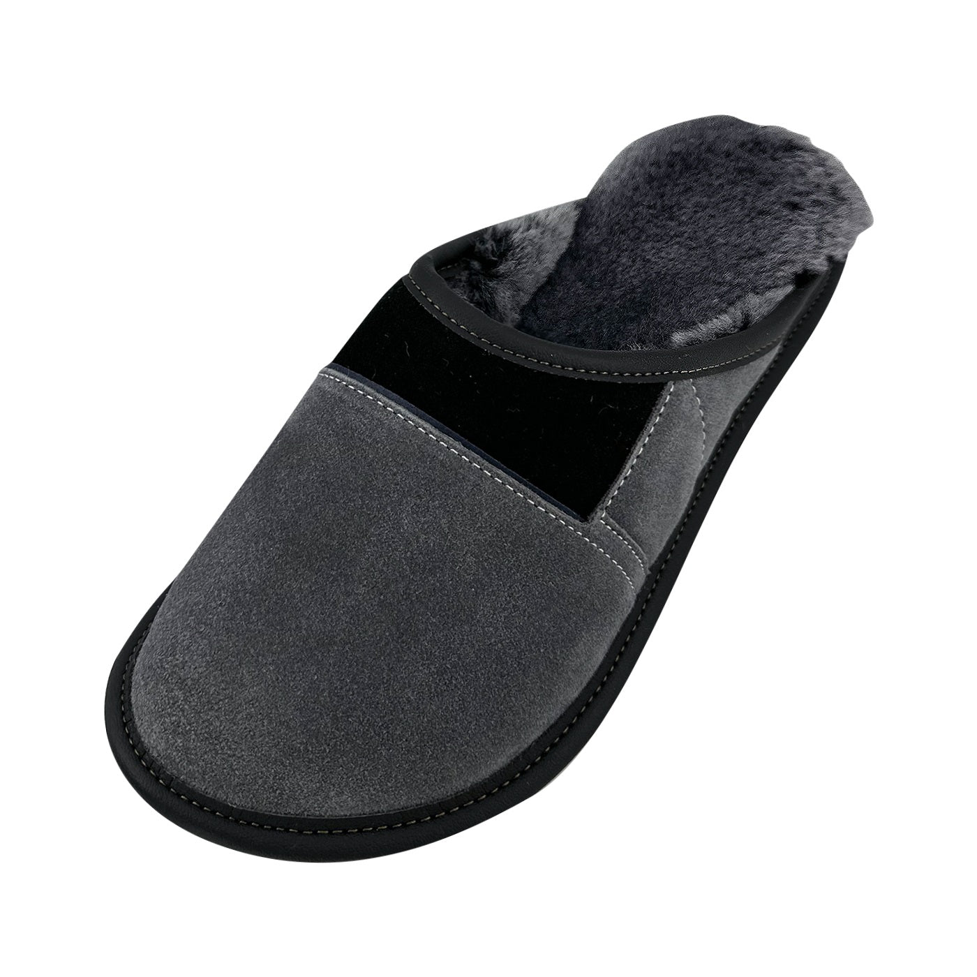 Men's Sheepskin Slip-On Mule Slippers