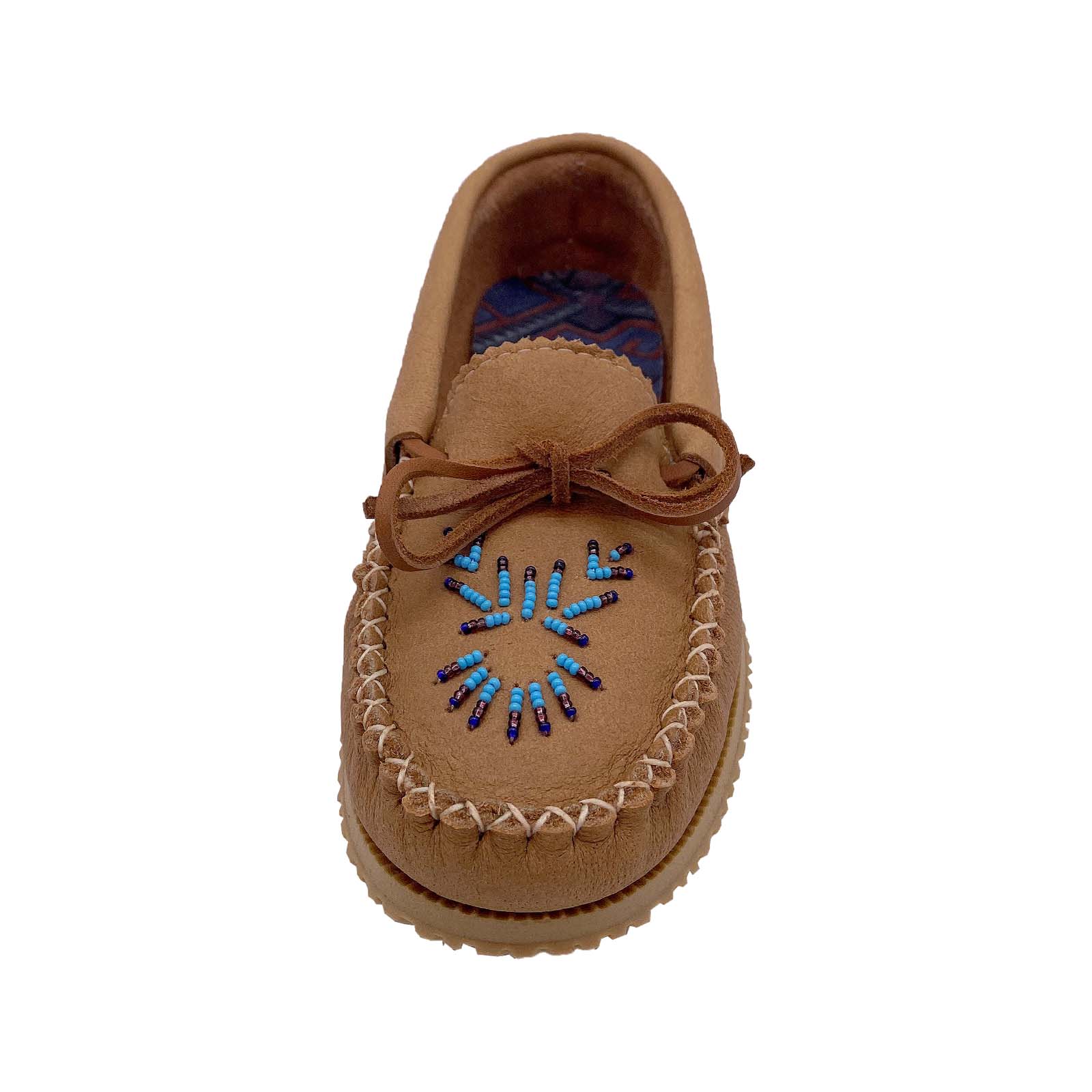 Women's Beaded Leather Moccasin Shoes