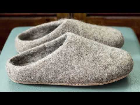 Felt deals bottom slippers