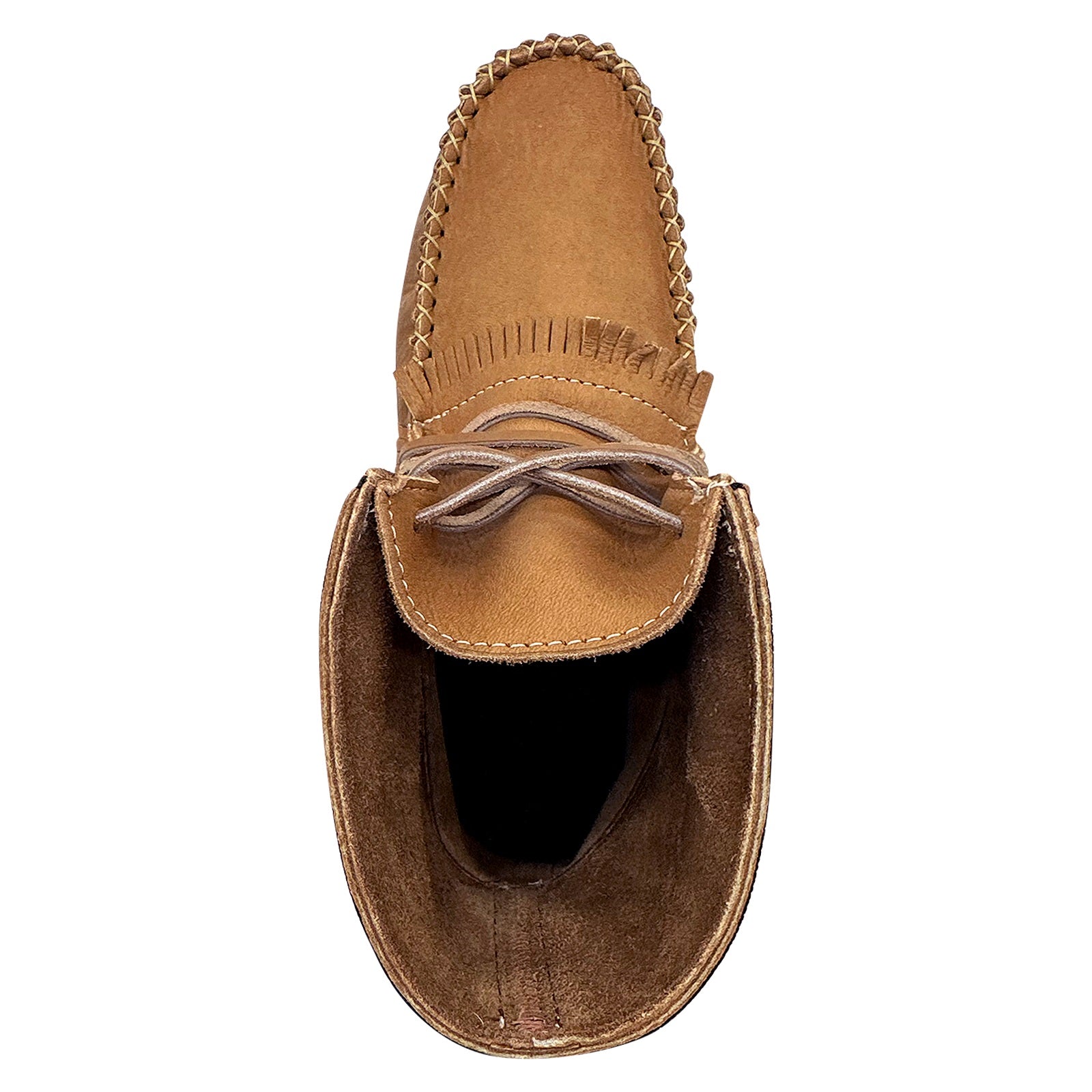 Mens lace up moccasin boots best sale