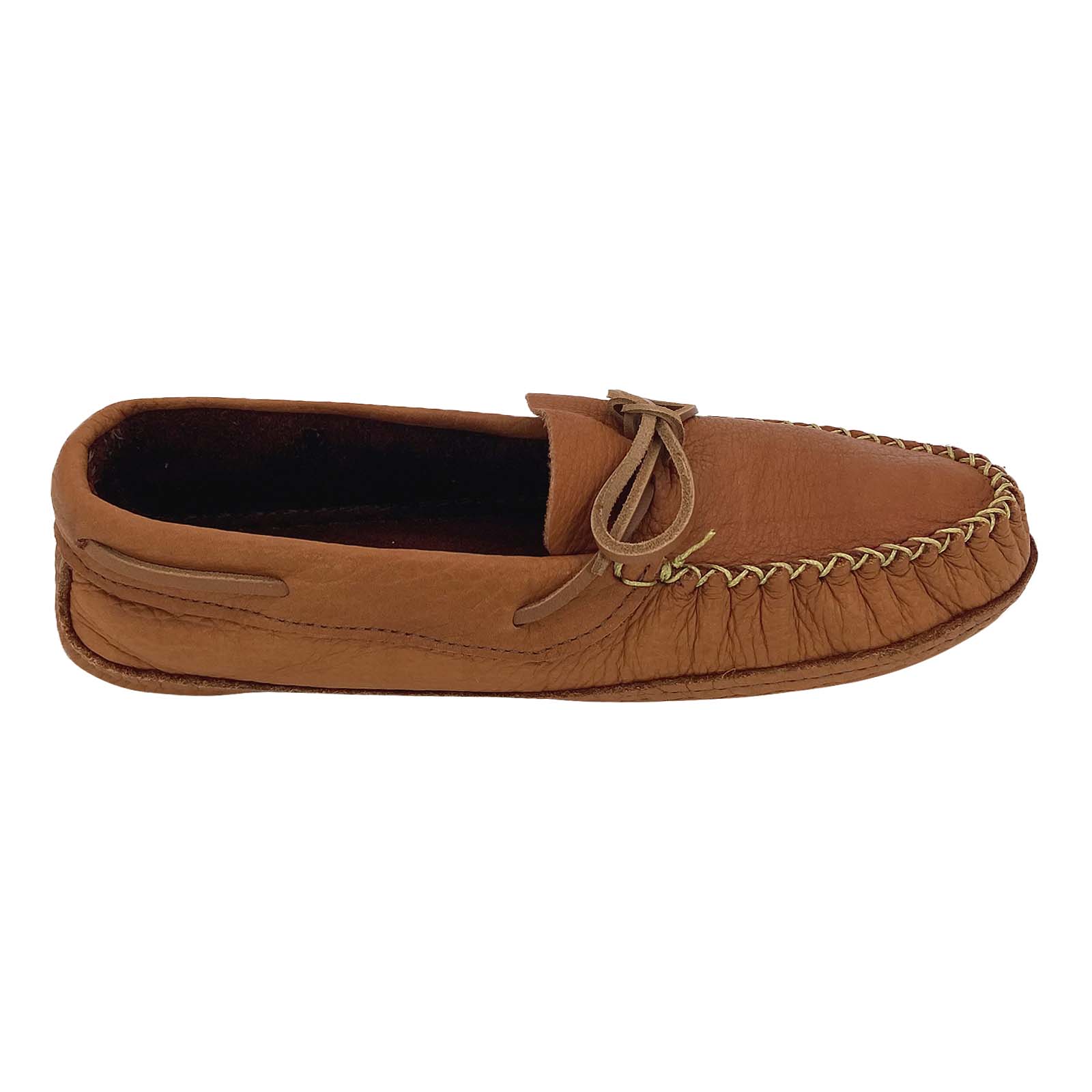 Men's Wide Buffalo Leather Moccasins