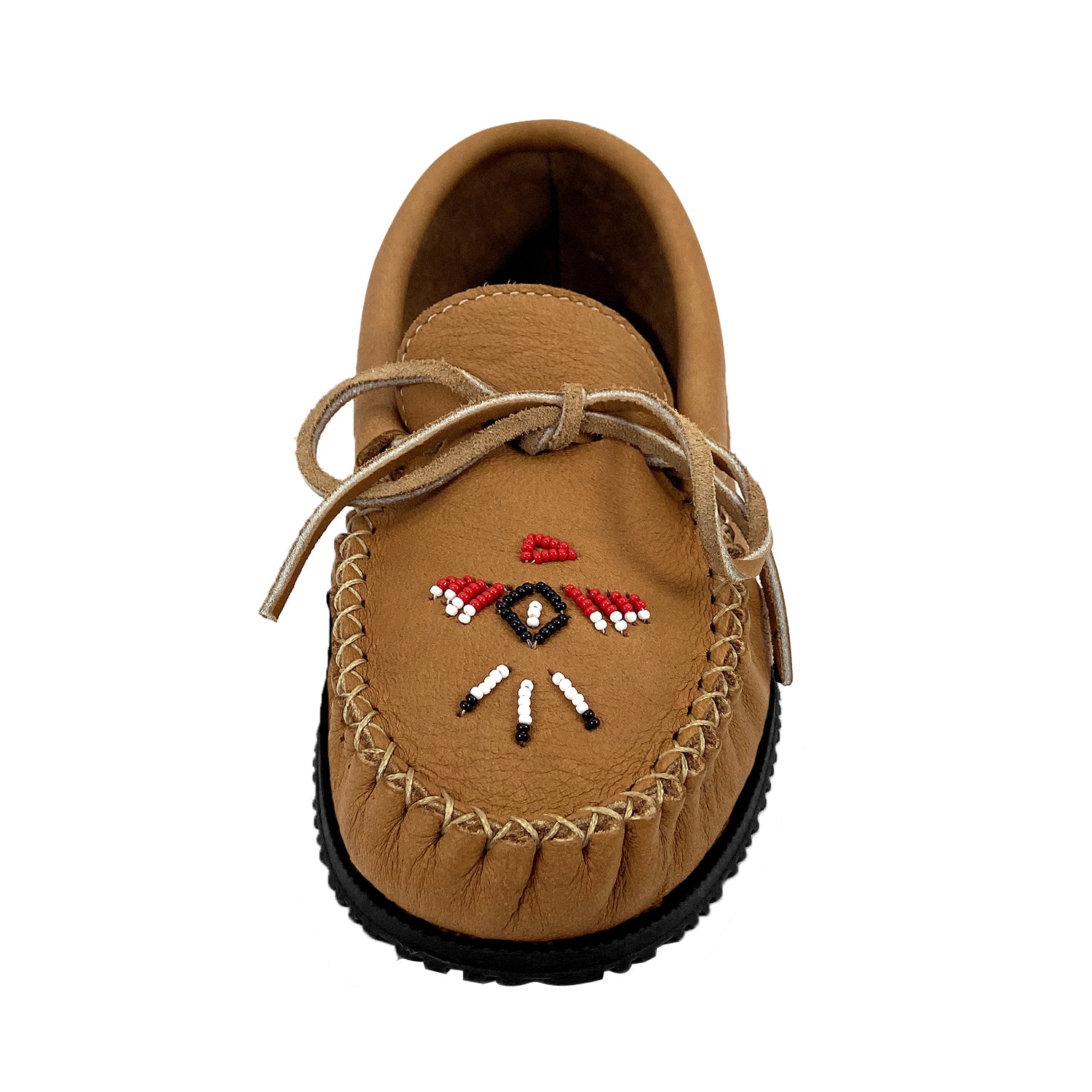 Men's Moose Hide Beaded Moccasin Shoes (Final Clearance)