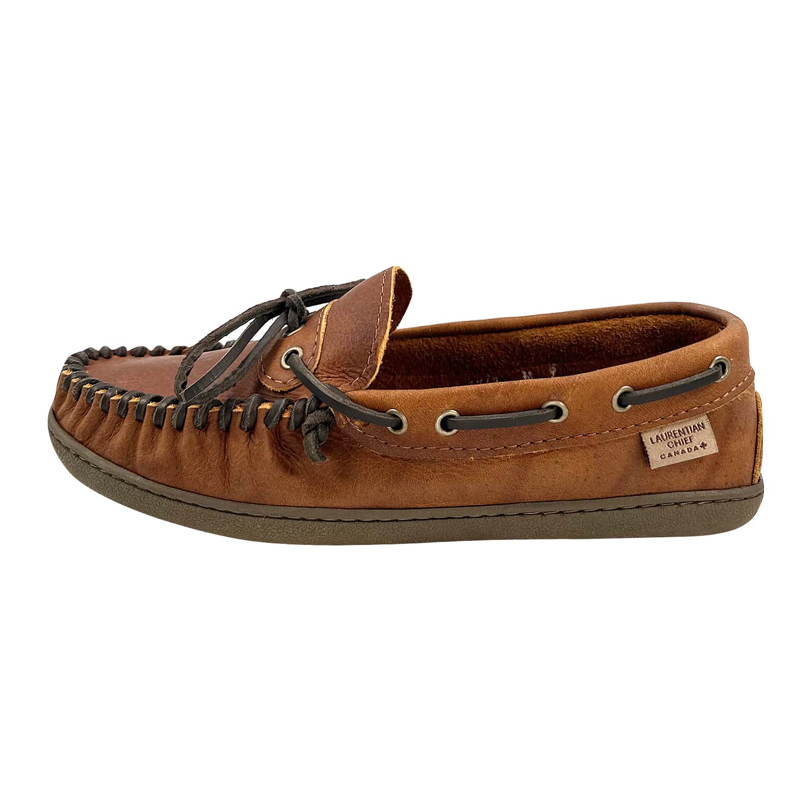 Men's Earthing Wide Moccasin Shoes with Copper Rivet