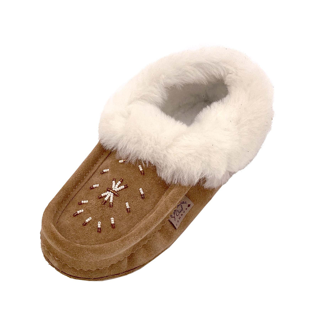 Fleece moccasins deals