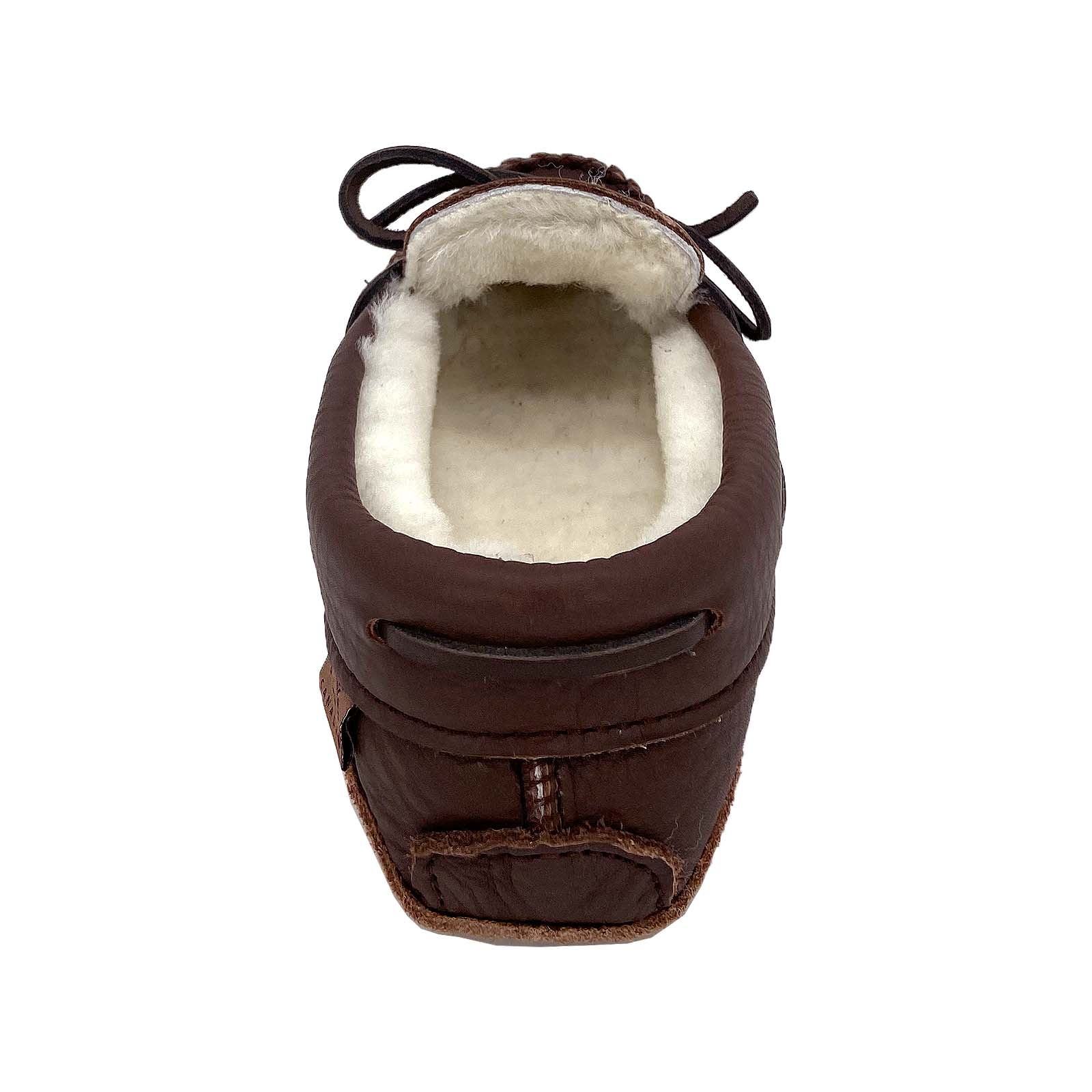 Women s Warm Comfortable Moosehide Leather Sheepskin Moccasin Slippers